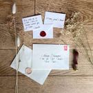 Un mot d'amour écrit pour le réveil