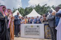 Des membres du gouvernement ivoirien à la pose de la première pierre du CHU d'Abobo/Patrick Achi