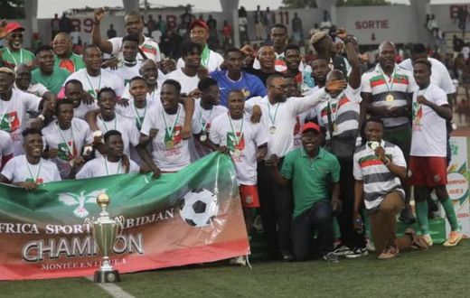 Les Oyé en fête : L'Africa Sports d'Abidjan remporte la Ligue 2