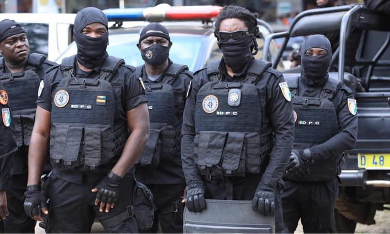 Les forces de l'ordre de l'opération Épervier 8