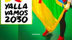Le logo de la coupe du monde 2030