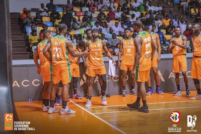 Equipe de Basket-Ball ivoirienne lors de la 4e fenêtre
