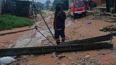 Dégâts causés par la pluie de juin