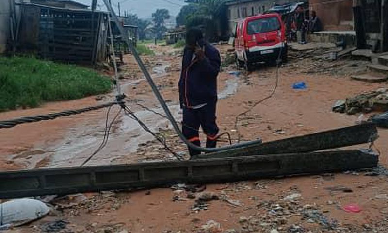 Dégâts causés par la pluie de juin