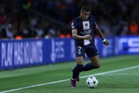 Kylian Mbappe lors du match du groupe H de l'Uefa Champions League entre le Paris Saint Germain Fc et la Juventus Fc