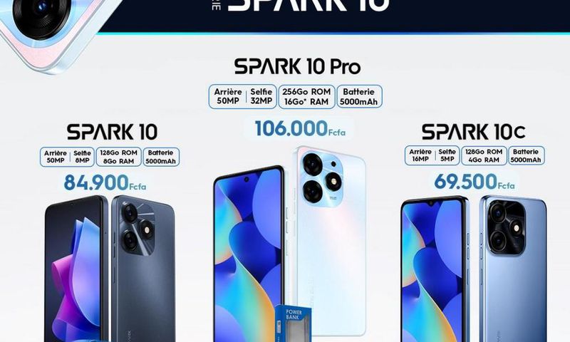 Précommandez maintenant les SPARK 10 - TECNO