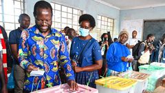 Election présidentielle à Kisumu, au Kenya, le 9 août 2022. James Kayi/AP