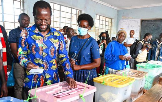 Election présidentielle à Kisumu, au Kenya, le 9 août 2022. James Kayi/AP