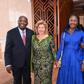 De la gauche vers la droite : Laurent Gbagbo, Dominique Ouattara, Nady Bamba, Alassane Ouattara