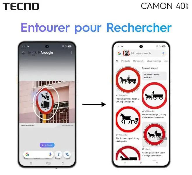 Téléphone TECNO Camon 40 : L’IA qui bosse pour toi, uniquement !