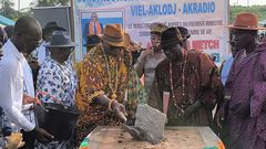 Deux complexes sportifs pour les populations de Akradio et Viel Akloj