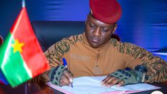 Le capitaine Ibrahim Traoré/Tous  droits réservés