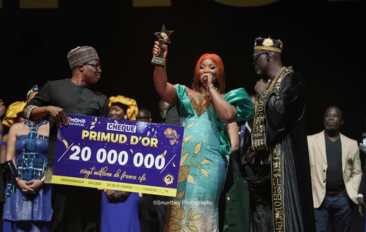 Nuit de prestige au PRIMUD : Roseline Layo remporte le PRIMUD d'Or et 20 millions de FCFA