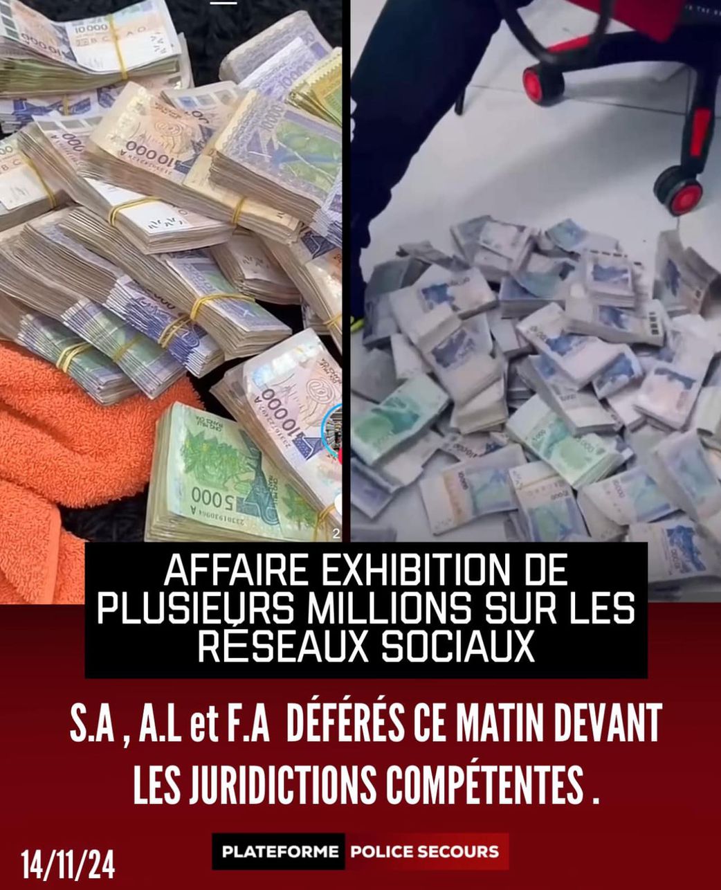Apoutchou National, Leonel PCS, Fofana Abdoulaye devront justifier l’origine des fonds exhibé