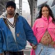 Asap Rocky et Rihanna enceinte dans les rues de Paris