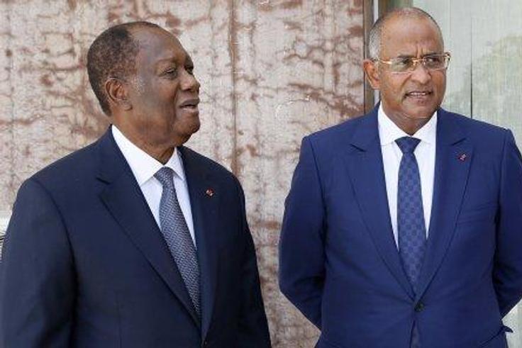 Photo du Premier Ministre Patrick Achi et du Président Alassane Ouattara