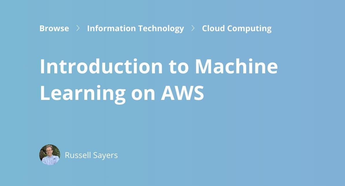 Offered by: Amazon Web Services Rating: No ratingLength: Seven hoursClass description: The class teaches students the difference between artificial intelligence, machine learning, and deep learning. It also covers how to build, train, and deploy machin...