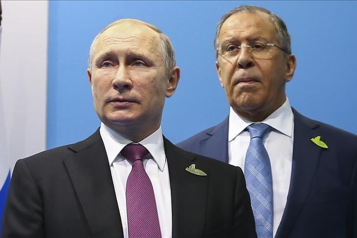Vladimir Poutine et Sergueï Lavrov