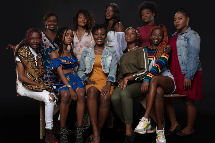 Photo du casting féminin de la série ivoirienne MTV Shuga Babi, maintenant disponible sur Netflix