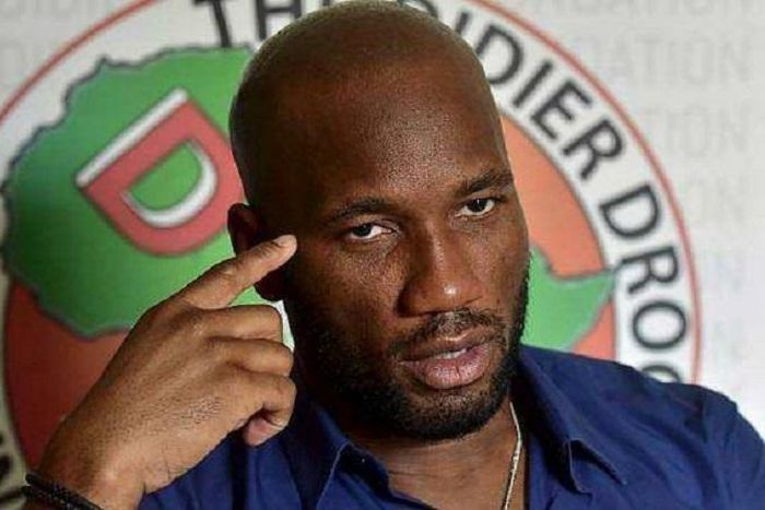 Didier Drogba en interview pour la Fondation Didier Drogba