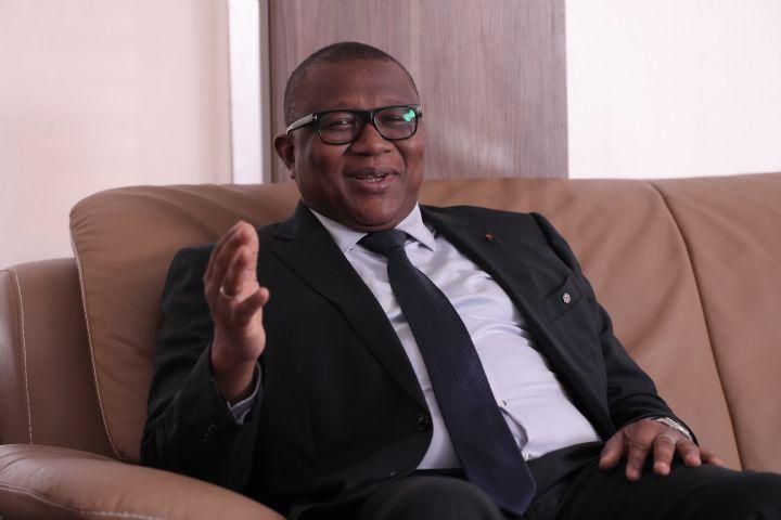 Amadou Coulibaly, porte-parole du Gouvernement souriant