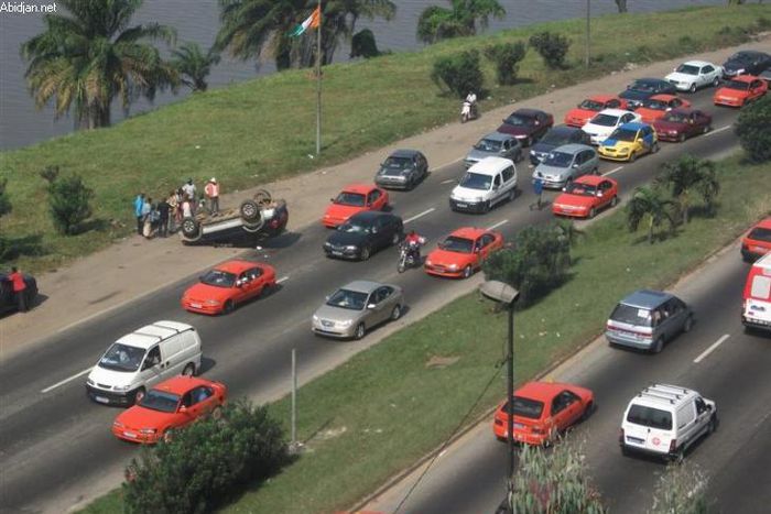 Véhicules en circulation Abidjan Côte d'Ivoire