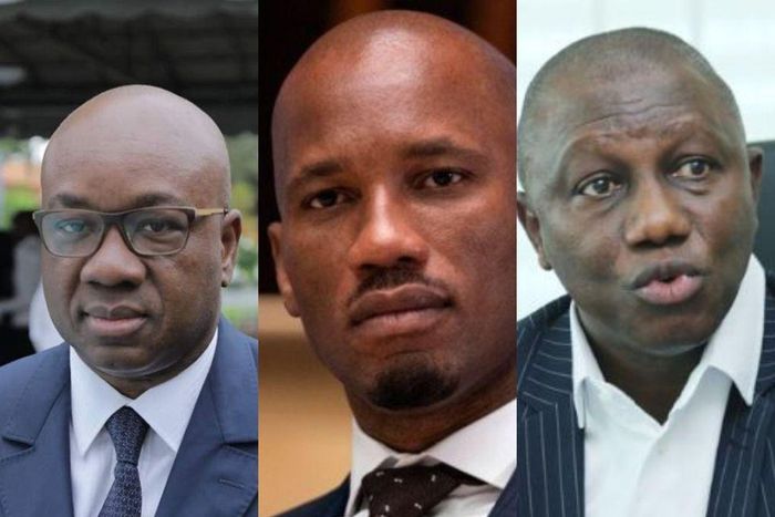 Idriss Diallo, Didier Drogba et Sory Diabaté