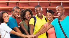 Groupe de jeune africain