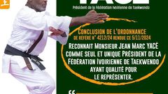 Crise à la FITKD : Jean Marc Yacé remporte une victoire judiciaire face aux dissidents