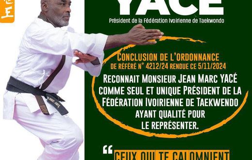 Crise à la FITKD : Jean Marc Yacé remporte une victoire judiciaire face aux dissidents