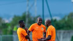 Les coachs des Eléphants en pleine préparation du match contre le Tchad