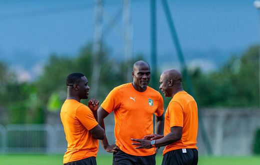 Les coachs des Eléphants en pleine préparation du match contre le Tchad