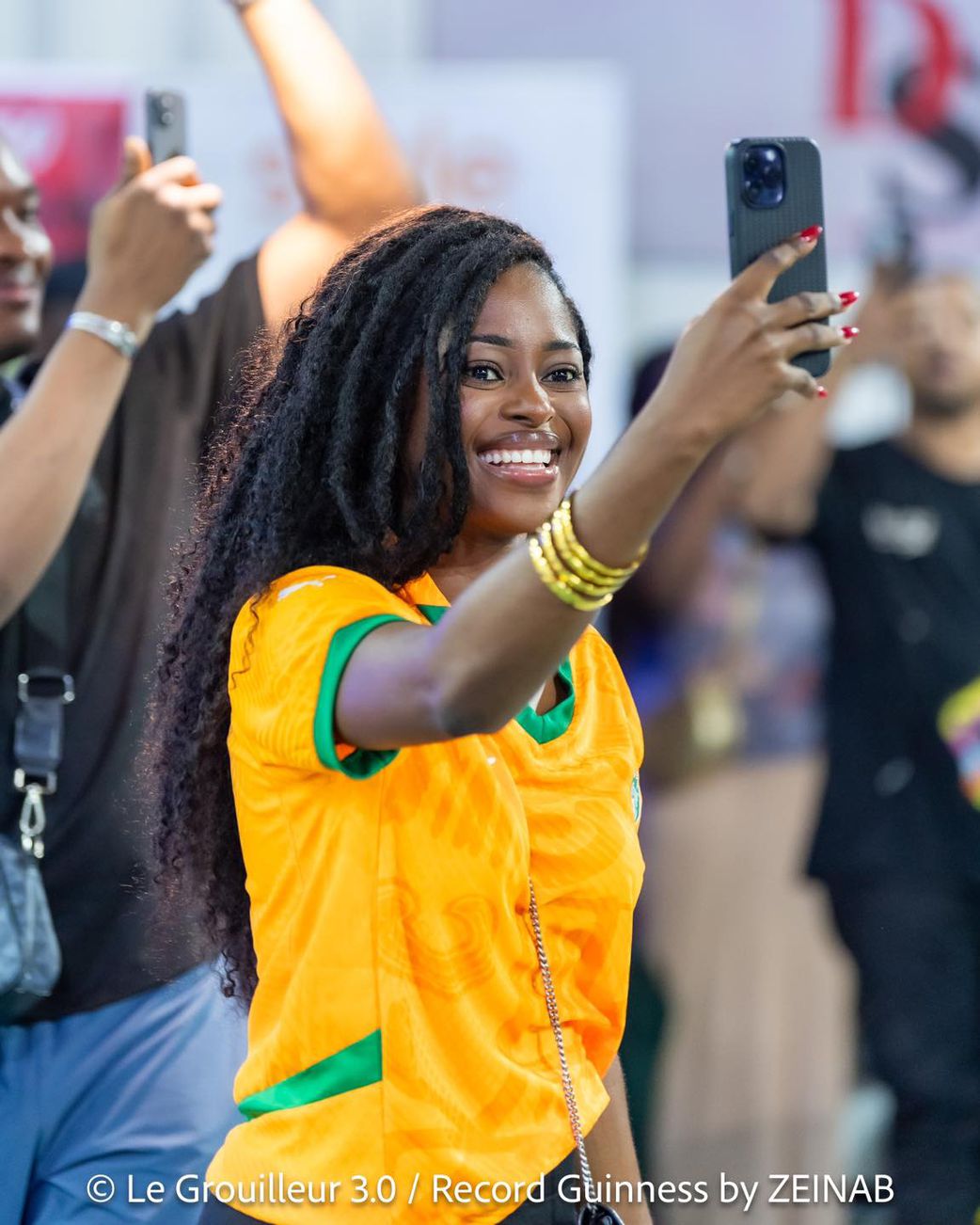 Quelques célébrités présentes pour soutenir Cheffe Zeinab pour son record Guinness