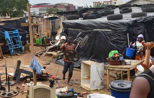 Le Ministère de la Construction ambitionne d'améliorer les quartiers précaires en Côte d'Ivoire /Sia Kambou - AFP