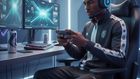 Un jeune gamers sur son smartphone/ Tous droits réservés