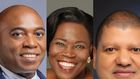 Les candidats à l'élection présidentielle en Côte d'Ivoire: Simone Ehivet Gbagbo, Jean-Louis Billon et Ahoua Don-Mello
