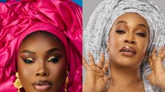 Roselyne Layo à gauche et Josey à à droite