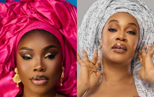 Roselyne Layo à gauche et Josey à à droite