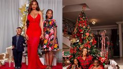 Les images de quelques célébrités ivoiriennes et leur famille pour le réveillon de Noel