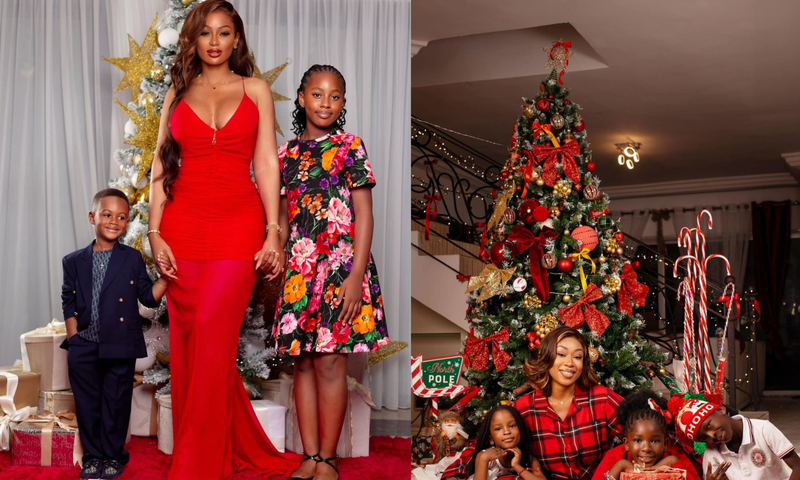 Les images de quelques célébrités ivoiriennes et leur famille pour le réveillon de Noel