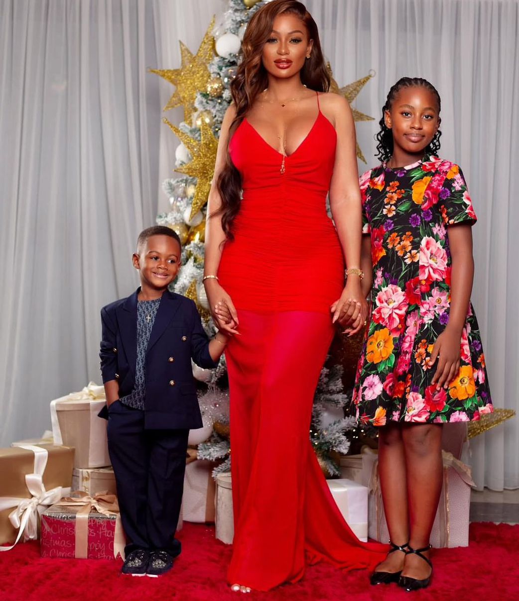 Les images de quelques célébrités ivoiriennes et leur famille pour le réveillon de Noel