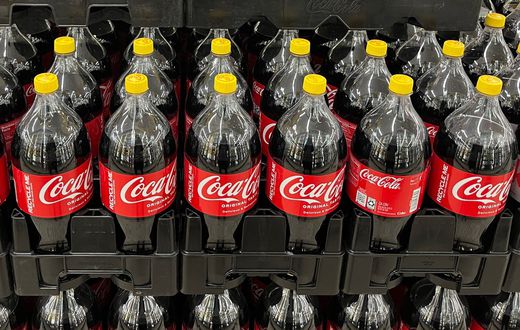 Coca-Cola bottles with yellow caps indicate that they are kosher, or fit, for consuming on the Jewish holiday of Passover.Talia Lakritz/Business Insider