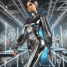 La combinaison futuriste métallique