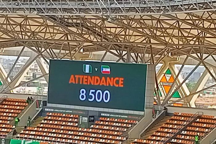 stades ne sont pas pleines en Côte d'Ivoire