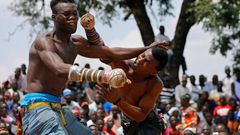 Dambe (boxe Haouassa au Nigéria) tous droits réservés