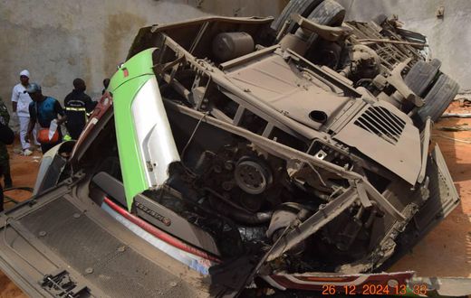 Un autobus de la SOTRA dans un accident : 24 blessés et un mort