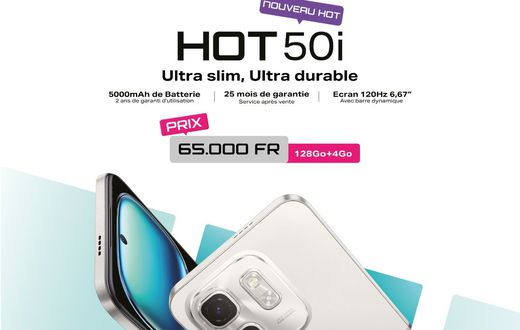 À seulement 65 000 FCFA, Infinix HOT 50i redéfinit la performance et la longévité