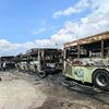 Les bus SOTRA brulés