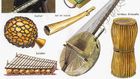 Quelques instruments de musique africaine.