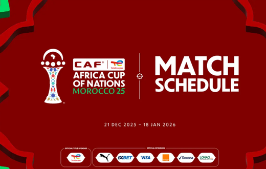 2025 AFCON match schedule revealed by CAF
